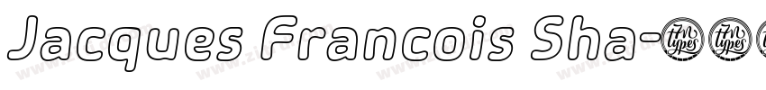 Jacques Francois Sha字体转换